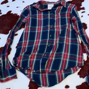 womens xs flannel shirt